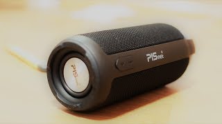 PISnet Bluetooth speaker 90watt unboxing and sound check on HD [upl. by Ellehciram]