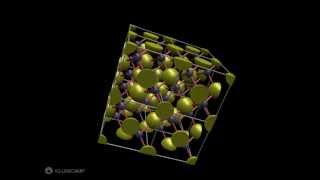 29 Sphalerite  Zinc Iron Sulfide ZnFeS  crystal structure [upl. by Rosina]