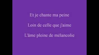 Laurent Voulzy  Jeanne Clip paroles  LYRICS HQ [upl. by Flossy]