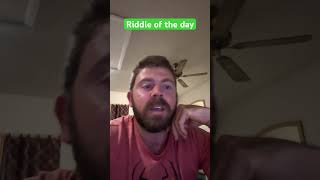 Riddle of the day youtubeshorts riddlejunkies riddlemonday [upl. by Hansen]