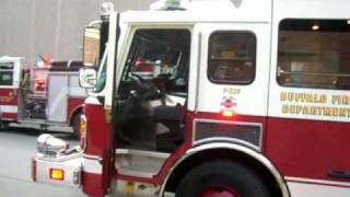 Buffalo Engines 1 2 and Ladder 2  Chief [upl. by Anaimad]