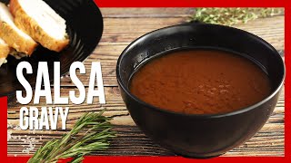 😋 Cómo Hacer SALSA GRAVY ► Receta de SALSA para PAVO [upl. by Culliton]