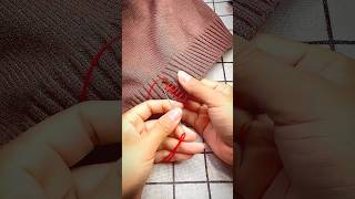 how to fix hole in wool sweater  handmade shorts [upl. by Ial]