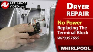 Dryer Repair amp Diagnostic  Terminal Block issues  Factory Technician Replacement [upl. by Treulich]