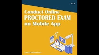 Conduct Online Proctored Exam on Mobile App [upl. by Anomar353]