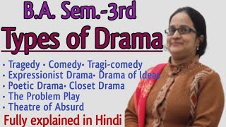 Types of Drama in English  Forms in Drama  Elements of Drama Features of Tragedy in Drama [upl. by Lorrin786]