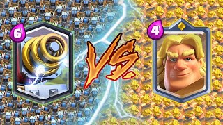 SPARKY Vs GOLDEN KNIGHT  Clash Royale Challenge 336 [upl. by Nnylirret]