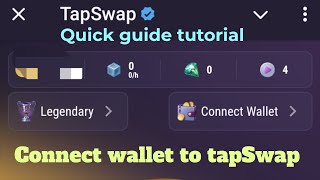 QUICK QUIDE CONNECT WALLET TO TAPSWAP TAPSWAP NEW UPDATE  tapSwap withdraw DEX soon  TAPSWAP [upl. by Ener]