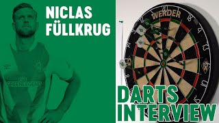 Niclas Füllkrug im DARTSInterview  SV Werder Bremen [upl. by Placeeda]