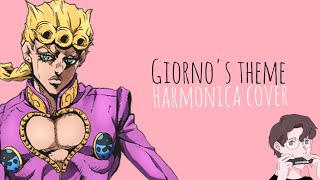 Giornos theme harmonica cover TABS [upl. by Cadel]