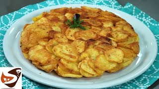 Frittata di patate croccante e senza uova – Ricetta tipica calabrese Antipasti sfiziosi e semplici [upl. by Denbrook]