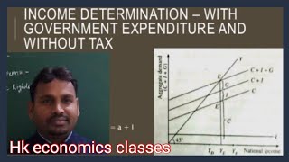 National income determination in three sector economy  three sector model  by Harikesh sir [upl. by Nossyla]