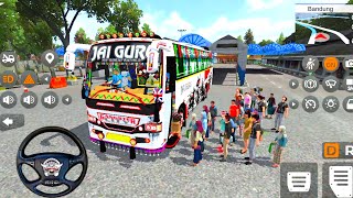 💥Bus Simulator Passenger Best Lighting New Bandung Mod Map Indonesia Games Video [upl. by Germaine668]