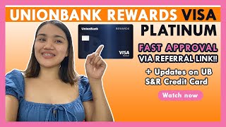 EXTENDED until OCT 31 FAST APPROVAL UB Rewards Visa Platinum Credit Card NO ANNUAL FEE FOR LIFE [upl. by Raimund]