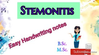 MSc Stemonitis notes Occurrence Mycelium Reproduction and Life Cycle of Stemonitis mscbotany [upl. by Nahtanaoj]