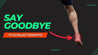 Say Goodbye to Achilles Tendonitis Pain with only 1 Simple Exercise [upl. by Rehctelf]