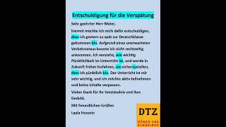 GAST DTZ B1 Briefe schreiben Prüfung B1 Neu 2024 dtz gastdtz gast briefschreiben Brief [upl. by Doane]