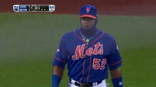 Yoenis Céspedes Nabs Runner at Plate in NLCS [upl. by Gannon763]