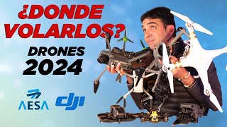 NORMATIVA DRONES EN 2024 Marcados DRI Categorías de vuelo Drones FPV ¿Dónde puedo volarlos 🤔 [upl. by Popele546]