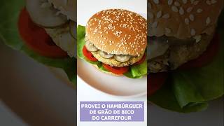 Provei o Hambúrguer Vegano de Grão de Bico do Carrefour 💜 [upl. by Nesiaj]