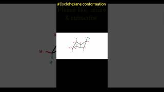 Cyclohexane conformer axial and equatorial hydrogen organicchemistry [upl. by Enyal]