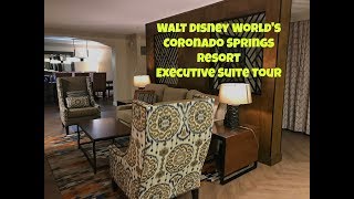 Disneys Coronado Springs Newly Renovated Executive Suite Room Tour [upl. by Okihcas306]