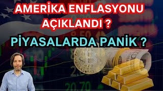 AMERİKA ENFLASYONU AÇIKLANDI  PİYASALARDA PANİK [upl. by Akeit]