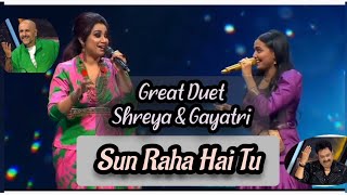 Shreya Ghoshal amp Her Fan Gayatri Sing quot Sun Raha Hai Na Tu ” Duet In Indian Idol Season 14 [upl. by Stallworth565]