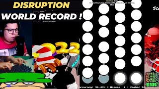 DISRUPTION LEFT SIDE 33 MISS  WORLD RECORD   Roblox FNF Funky Friday [upl. by Eiramanna]