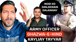 PAK ARMY OFFICER KI INDIA KO GHAZWAEHIND DHAMKI  MAJOR GAURAV ARYA RESPONDS [upl. by Temme]