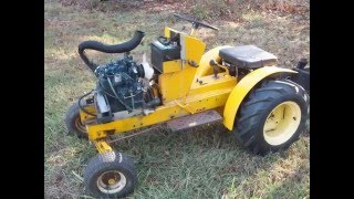 Diesel Cub Cadet pulling tractor build slide show [upl. by Zora]