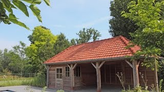 Eikentuinhuisnl  ruim poolhouse met Red Cedar gevelbekleding [upl. by Atisor199]