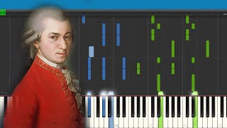 Mozart – Divertimento in D major KV 136 3 Presto  Piano Tutorial  Synthesia [upl. by Ashlee19]