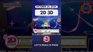 Lotto Result OCTOBER 24 2024 Swertres 3D Lotto and EZ2 2D Lotto LOTTO LIVE RESULTS ez2lottoresult [upl. by Prevot]