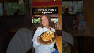 Everything we ate at Applebees 🍎applebees applebeeschallenge applebeesviral applebeesdrinks [upl. by Gaudet]