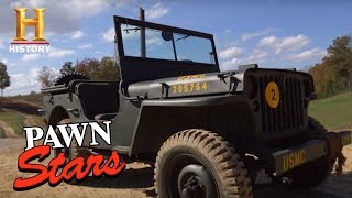 Pawn Stars 1944 Willys WWII Jeep  History [upl. by Weitman]