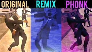 Speakerman Dancing Original vs Phonk vs Remix Version part 1 [upl. by Goodard732]