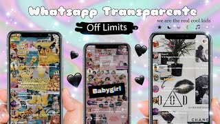 WHATSAPP TRANSPARENTE ACTUALIZADO  PACK DE WALLPAPERS Agosto 2020 [upl. by Alicia213]