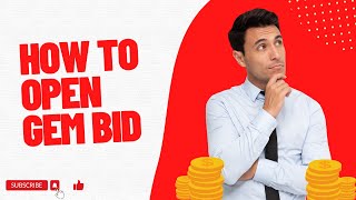 How To Open GeM Bid l GeM Bid Award Process l GEM BID OPENING PROCESS [upl. by Inahteb]