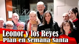 Plan sorpresa de la Princesa Leonor con los Reyes Felipe y Letizia [upl. by Eiramanitsirhc]