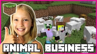 ANIMAL BUSINESS with ronaldOMG  Minecraft [upl. by Sauer209]