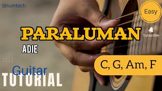 PARALUMAN  ADIE EASY GUITAR STRUMMING  CHORDS [upl. by Nyleuqaj]