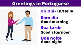 Basic Portuguese Greetings That You Should Know Learn Portuguese [upl. by Kablesh470]