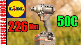 LIDL visseuse à chocs PARKSIDE PERFORMANCE 226 Nm brushless 20 V sans fil PDSSAP 20Li A1 x20vteam [upl. by Astred]