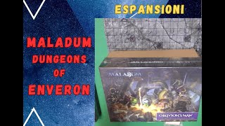 Maladum Dungeons of Enveron  Espansioni [upl. by Moll]