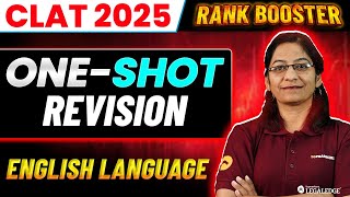 English for CLAT 2025 Preparation  Important Practice Questions  CLAT 2025 Rank Booster Series [upl. by Karlens]