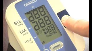 Telehealth tutorial How to use your Omron blood pressure monitor [upl. by Aliwt]