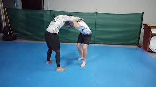 16 Oct 2014 Takedown Options  Front Headlock into Tarzan Single  Partner start wrestling stance [upl. by Azar]