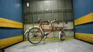 Cargo Bike in Freight Elevator [upl. by Nhguaved]