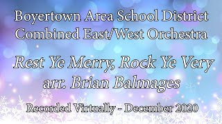 Rest Ye Merry Rock Ye Very — Boyertown Middle School EastWest Orchestra [upl. by Patnode]